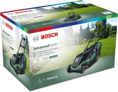 Газонокосарка Bosch AdvancedRotak 750 (1700 Вт, ширина зрізу 44 см, площа газону до 750 м, в коробці) AdvancedRotak 750 Новий дизайн