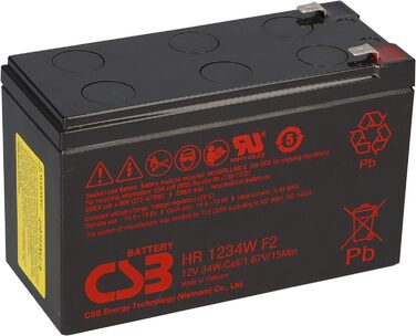 Акумуляторна батарея, сумісна з CSB-SCD110, сумісна з ДБЖ APC RBC110 Plug & Play