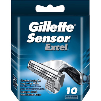 Леза для бритви Gillette Sensor Excel, 10 шт.