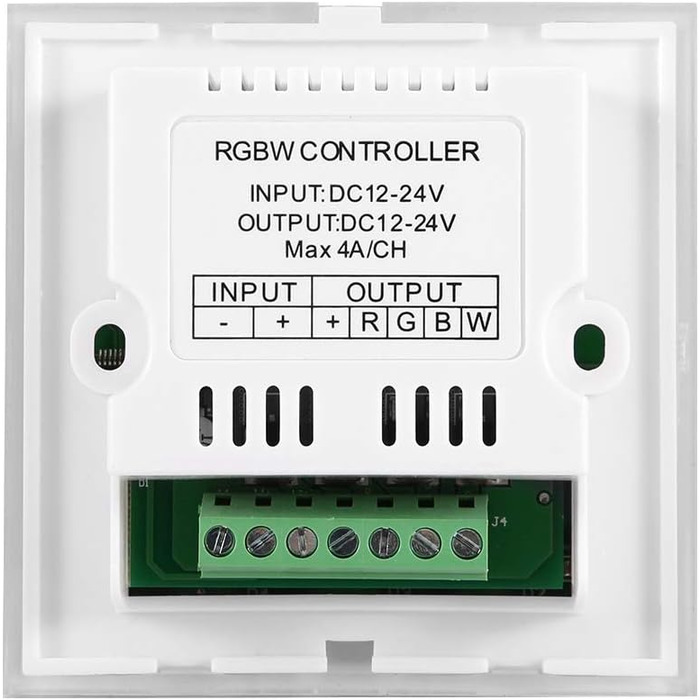 Сенсорна панель настінна сенсорна панель, контролер світлодіодної стрічки та пульт дистанційного керування з постійним струмом 12-24 В для світлодіодної стрічки зі зміною кольору RGB/RGBW/RGB CCT (білий)