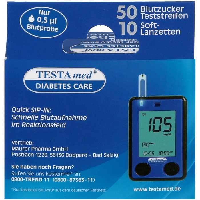 Протестовано GlucoCheck Advance Teststrip.w.10 Lanz.