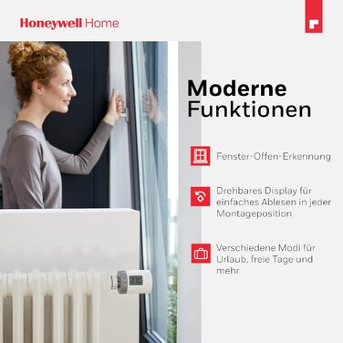 Інтелектуальний, програмований електронний контролер радіатора Honeywell Home - Rondostat HR27 2 шт.