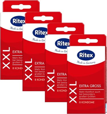 Презервативи Ritex XXL - Дуже великі презервативи, 32 (4 x 8 шт.