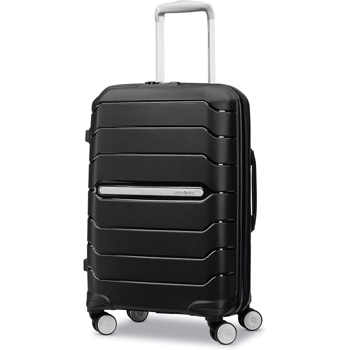 Валіза Samsonite Freeform Hardside Expandable з подвійними коліщатками, фіолетовий аметистовий, 21 чорний