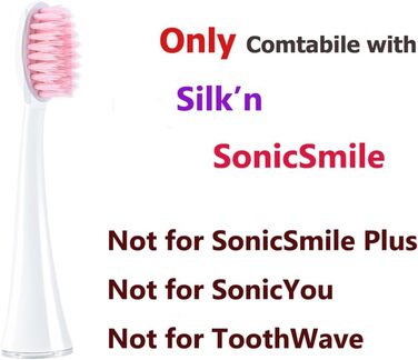 Насадки для щітки сумісні зі змінними щітками Silk'n SonicSmile Щітки 4 Pack 4 White