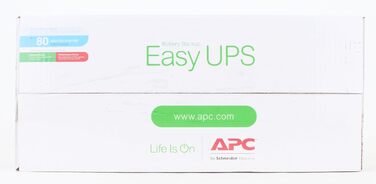 ДБЖ APC Easy UPS - BVX900LI-GR - джерело безперебійного живлення 900 ВА з виходами Schuko, запобіжник акумулятора та захист від перенапруг, резервний акумулятор зі стабілізатором стабілізатора, світлодіодні індикатори (900 ВА / 480 Вт, виходи IEC - IEC - 