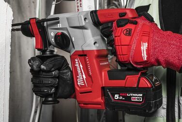 Акумуляторний комбінований перфоратор Milwaukee M18 BLHX-0X червоний