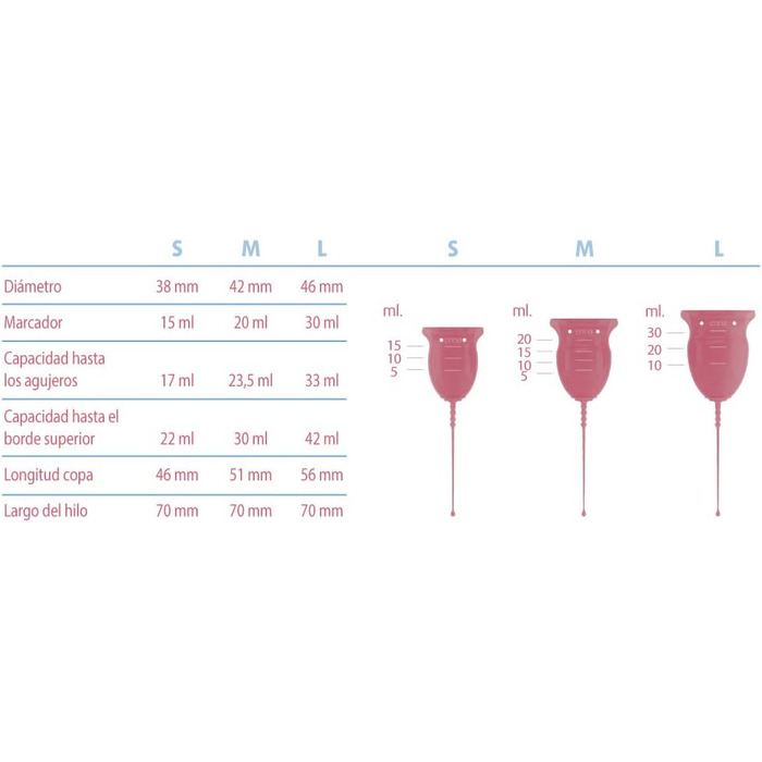 Менструальна чаша з аплікатором ENNA Cycle - Розмір S -2 шт. и Розмір S
