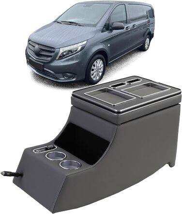 Підлокітник центральної консолі сірий підходить для Mercedes Vito Viano W639 W447 2003-2019