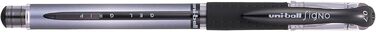 Мм Наконечник 0,5 мм Ширина ходу 12 шт. Чорний Чорний Гель, 151S SigNo Gel Rollerball Comfort Grip 0,7