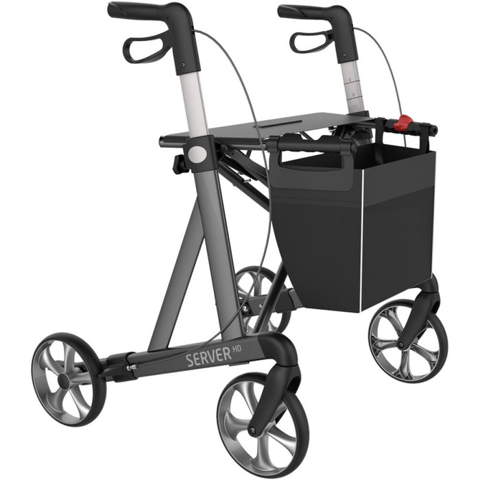 Шини Rehasense Server Aluminium Lightweight Rollator burgundy L - 62 см TPE