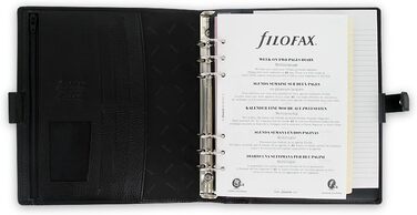 Персональний органайзер Filofax Finsbury (DIN A5), чорний чорний Сингл