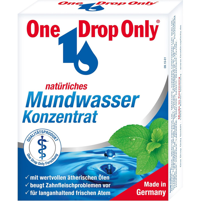 Концентрат натурального полоскання рота One Drop Only 50 мл (1 упаковка безкоштовно), 5 1