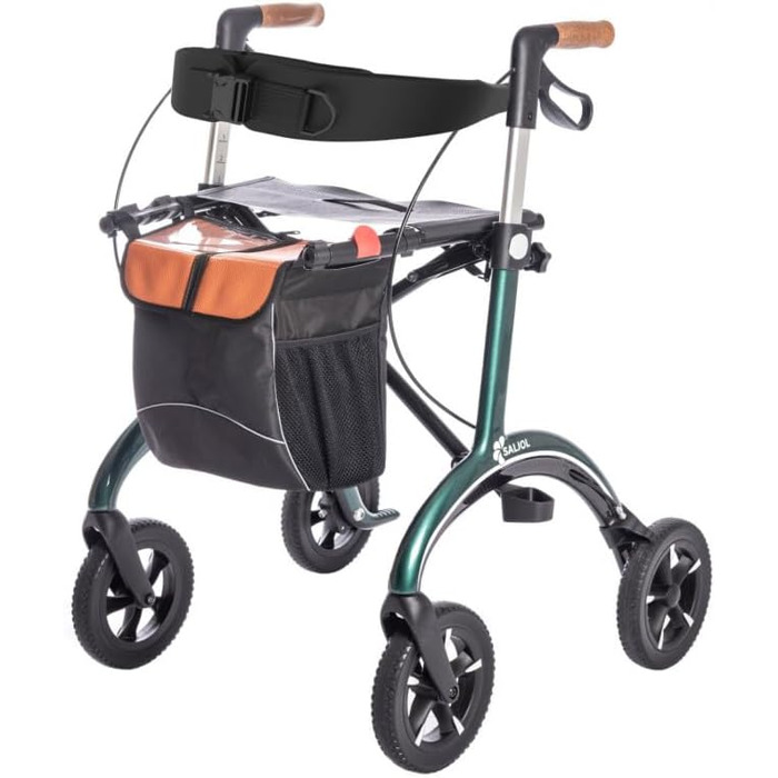 Задній ремінь Saljol для Saljol Carbon Rollator і Allround Rollator, чорний, регульований