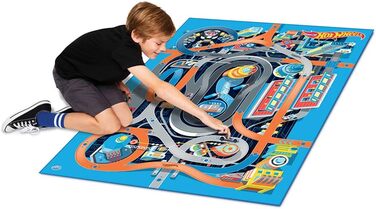 Килимок Tappeto Gioco Arredo Hot Wheels 120 x 90 см, медіум, 42025