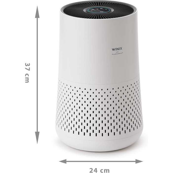 Очищувач повітря WINIX A332 для алергіків з повітряним фільтром HEPA проти алергії, пилу, пилку, шерсті домашніх тварин, курильних кімнат, відгуком про якість повітря та автоматичним режимом, очищувач повітря CADR 250 м/год на 50.