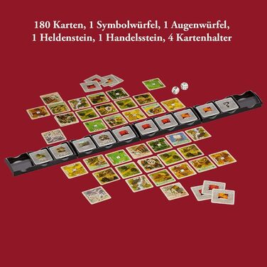 Гра з картами рівно для 2 гравців, гра для 2 осіб, настільна гра від 12 років для 2 осіб, настільна гра, 693732 Catan - The Duel