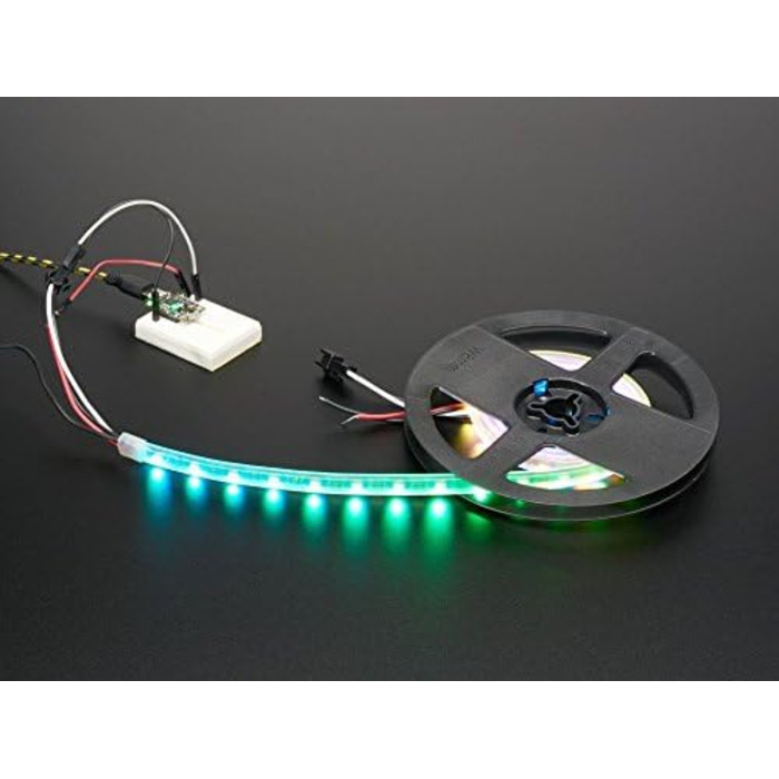 Світлодіодна стрічка для бічного світла Adafruit NeoPixel - чорна 60 LED