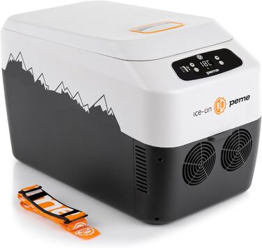 Л Adventure Orange Термоелектричний з режимом ECO AC/DC для охолодження та збереження тепла Cool Box з підключенням 12 вольт і 230 вольт Міні-холодильник для автомобіля та кемпінгу 32 літри, 30-50