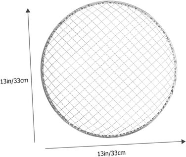 Одноразова сітка для гриля килимок для гриля підставка для випікання хліба похідний посуд посуд для випічки сітка для випічки одноразові грилі одноразові грилі мангал решітка для барбекю решітка для копчення оцинкований дріт срібло, 10 шт.