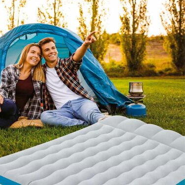 Надувний матрац Intex Camping Mat, California King 127x193x24 см