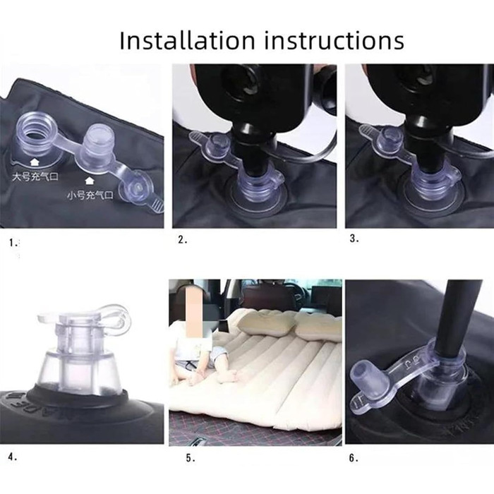 Автомобільний надувний матрац AcarKing сумісний з автомобільним позашляховиком MPV багажник, дорожнє ліжечко, багажник, надувний надувний матрац, спальні ліжка, складна самохідна подушка, тур, кемпінговий килимок