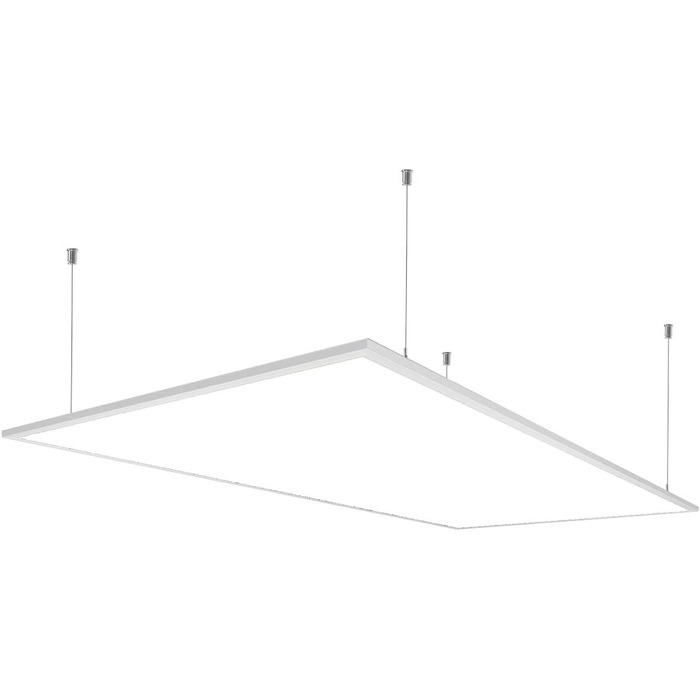Світлодіодний панельний стельовий світильник Vkele 120x30см 4000K, 36 Вт, 3750 люмен, біла рамка, панельне світло, стельовий світильник, офісні світильники з монтажною рамкою Монтажна рамка біла для спальні, офісу (теплий білий, біла рамка 120x60/72W з пі