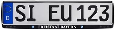 И Тримач номерного знака Баварія, рамка для номерного знака, тримач номерного знака, 2 шт.