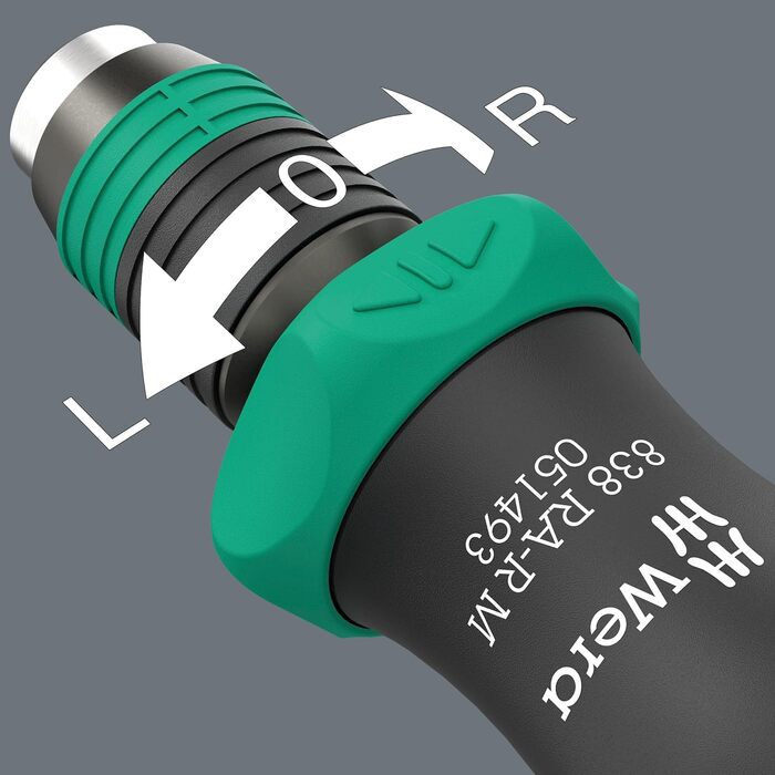 Тримач для насадок з функцією храповика, 1/4', 1/4 x 123,5 мм Одинарний, 05051493001 838 RA-R M