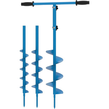 Ручний земляний дриль GH 80-150 3IN1 (в комплекті з трьома різними свердлами) Синій 68 x 23 см з 3 свердлами, 94415