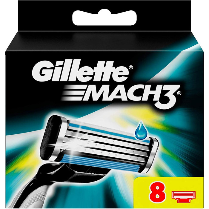 Леза для бритви Gillette MACH3, 16 шт.