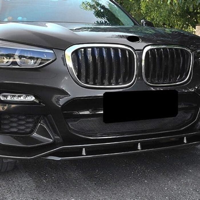 Автомобільний передній нижній бампер Губний спойлер для BMW G01 X3 G02 X4 2018 2019 2020, Sport Performance Передній спойлер Передній губний спойлер автомобіля Передній спойлер Губа бампера