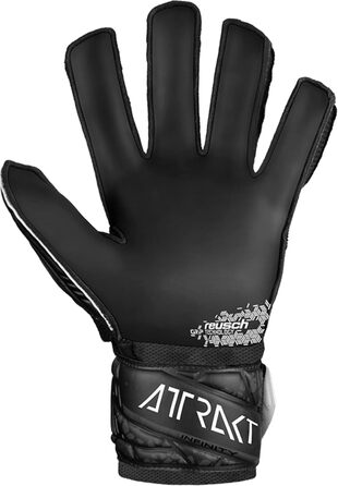 Воротарські рукавиці Reusch Unisex Youth Attrakt Infinity Junior Воротарські рукавиці чорні 6