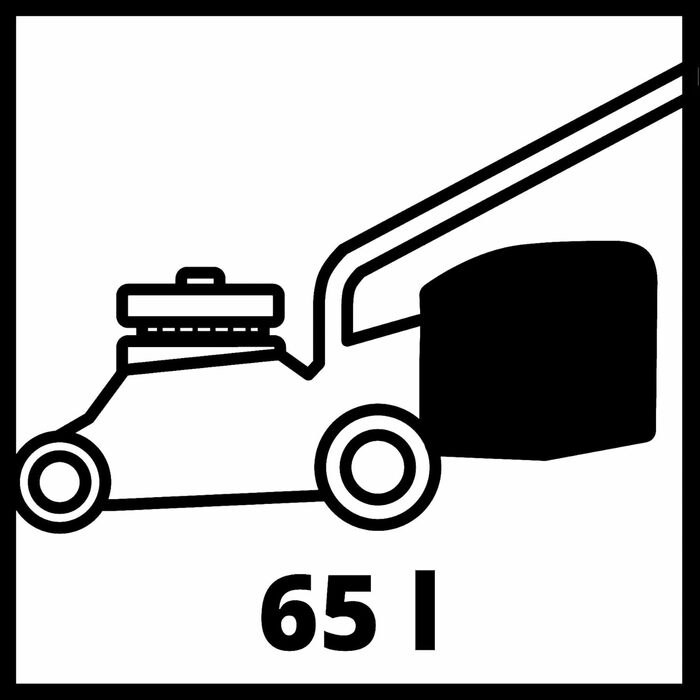Бензинова газонокосарка Einhell GC-PM 46 SM HW-E Li (2 кВт, 4-тактний двигун, до 1400 м, функція електричного запуску, відключається задній привід, мішок для збору трави 65 л, вкл. акумулятор та зарядний пристрій)