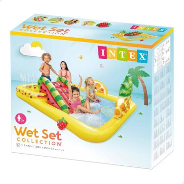 Ігровий центр Intex FUN'N Фруктовий 57158NP Кольоровий 6,5 см Фрукти