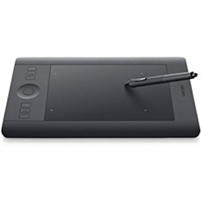 Графічний планшет Waco Intuos Pro Pen Size Graphics Tablet (в т.ч. стилус Pro Pen 2 з різними наконечниками, підходить для Windows і Apple), чорний (S, 1-го покоління)