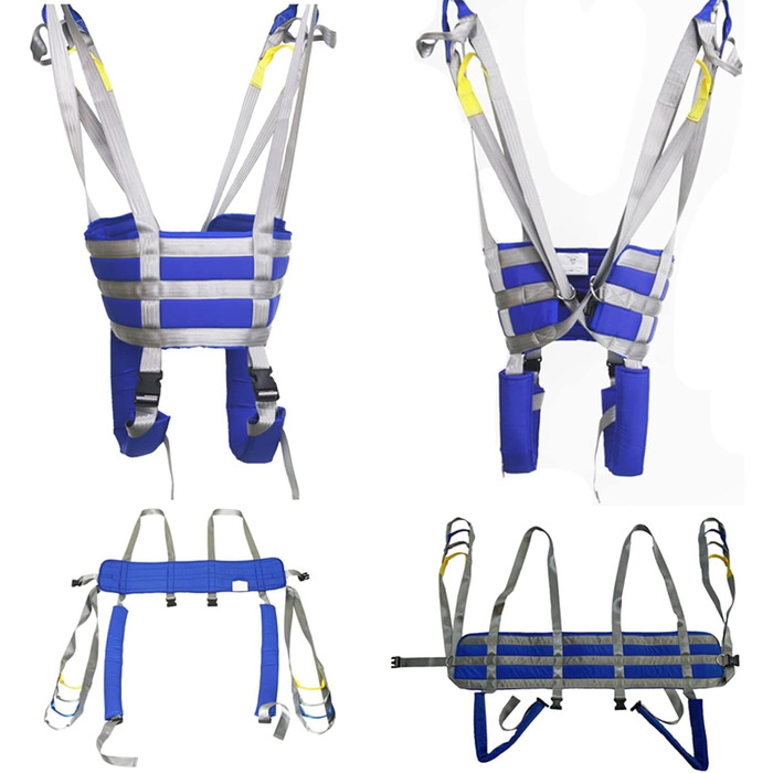 Підйомник пацієнта, Строп для пацієнта, Люди похилого віку з обмеженими можливостями, Допоміжні засоби для стояння, Баріатричне обладнання для людей з обмеженими можливостями, Медичний підйомник, Регульована талія (колір синій, Висота)