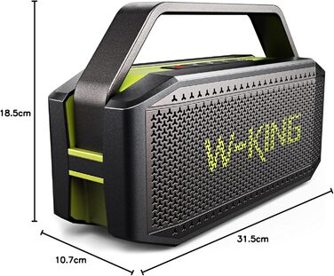 100W MAX) 60W IPX6 Speaker Boxes Bluetooth Box-Deep Bass, Portable Speaker Outdoor Party Soundbox Boombox, PowerBank/40H/TF Card/AUX/EQ/NFC, 100W MAX) 60W IPX6 Speaker Boxes Bluetooth Box-Deep Bass, Portable Speaker Outdoor Party Soundbox Boombox, PowerBa