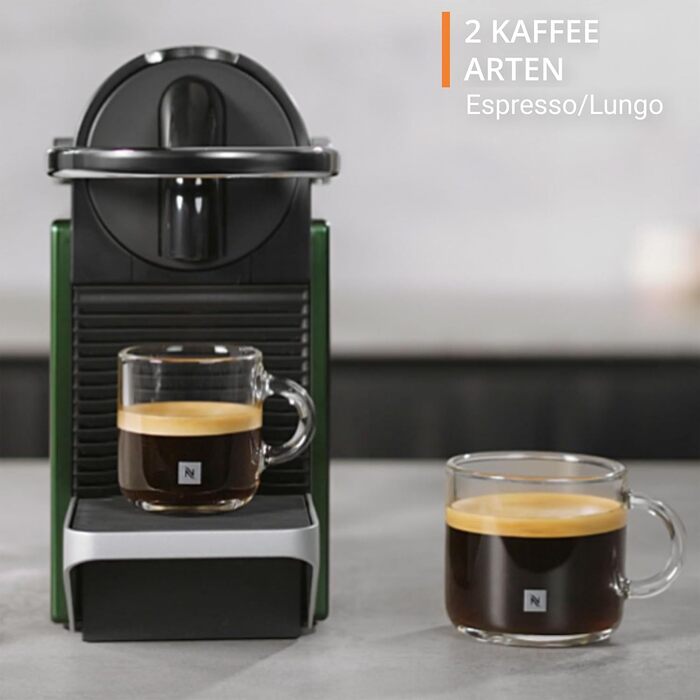 Кавова капсульна машина Krups Nespresso Pixie Redesign, 1260 Вт, резервуар для води 0,7 л, еспресо або лунго, енергозбереження, капсули, що підлягають переробці, в т.ч. вітальний набір, титан, XN306T10