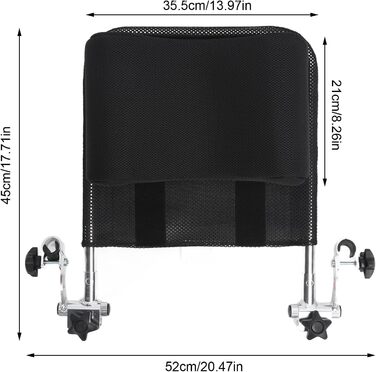 Підголівник для інвалідного візка Gonetre, регульований, Опорна голова, Подушка прямого положення, Аксесуари для людей похилого віку, Gonetrefra054owig