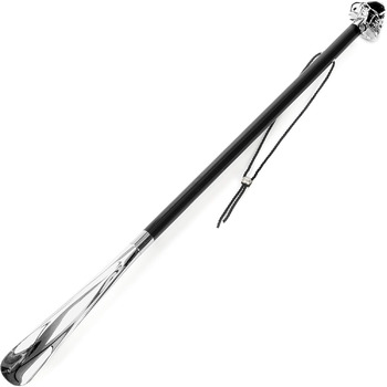 Палиці для ходьби Shoehorn Silver Handle виготовлені з 925 уздовж 78см Короткий Shoehorn Elegant Luxury Stocking, Shoehorn, Style Head Skull