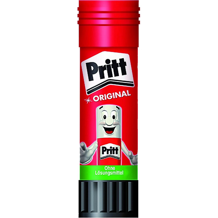 Клей-олівець Pritt 11 г, прозорий, що миється, знімний, без розчинника (25 шт. )