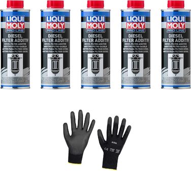 Захисні рукавички Iloda 5xOriginal Liqui Moly 500 мл Pro-Line Присадка до дизельного фільтра 20790