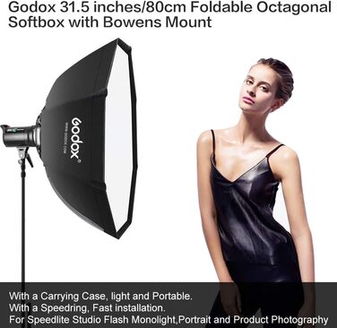 Восьмикутний Shade Bowens Softbox Портативні софтбокси Рефлектор Спалах Speedlite LED Відео Студія Спалах Світло Портрет