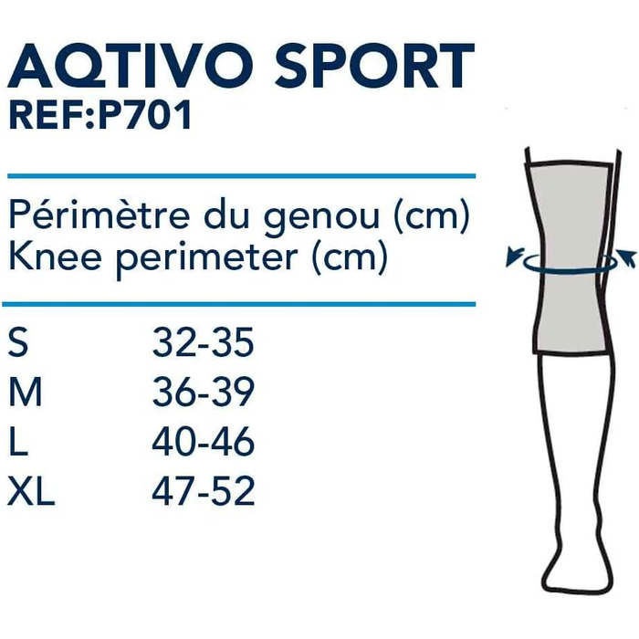 Aqutivo Sport Rodillera Elast Almohdi L, Aqutivo Sport Rodillera Elast Almohdi L