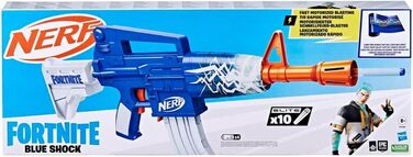 Бластер для стрільби дротиками Nerf Fortnite Blue Shock NER FORTNITE BLUE SHOCK