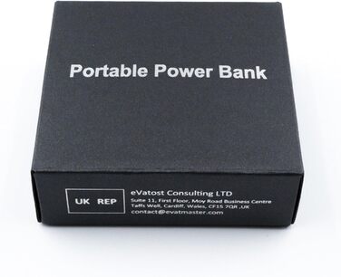 Зовнішній акумулятор Ультрамалий Power Bank Ультралегкий Важить всього 98 г Портативний зарядний пристрій Сумісний зі смартфоном Android та iPhone, навушниками Bluetooth, ipad тощо 5000Чорний, 5000mAh USB C