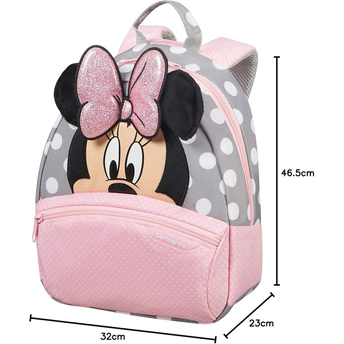 Л), 2.0 - Spinner S Kids Luggage (Multicolour) Minnie Glitter Spinner XS (46