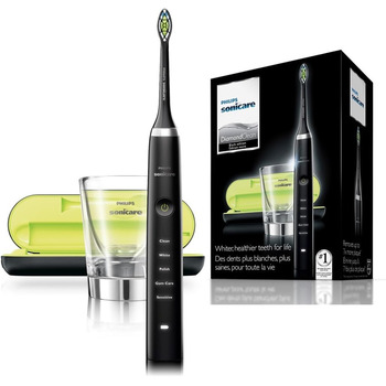 Електрична зубна щітка Philips Sonicare DiamondClean з технологією Sonic HX9352/04, чорна