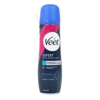 Крем для депіляції Veet для чутливої шкіри, 150 мл, для ніг, рук, пахв і бікіні, 2 упаковки по 300 мл (1 упаковка)